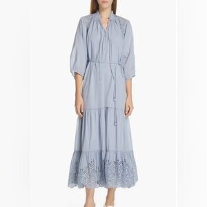 Apiece Apart Granada Eyelet Maxi Dress